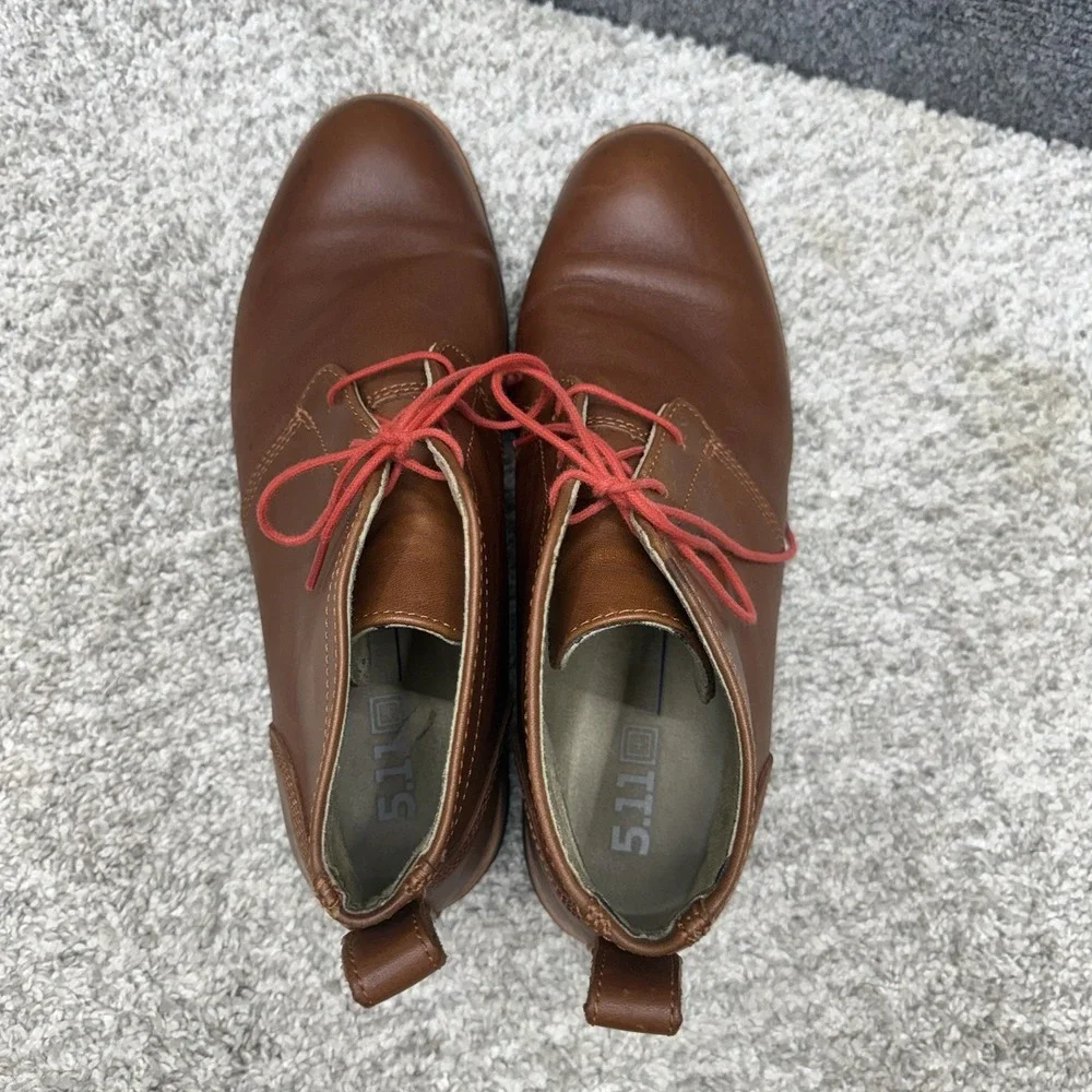 5.11 Mission Ready Chukka boots shoes brown lace up men's size 11